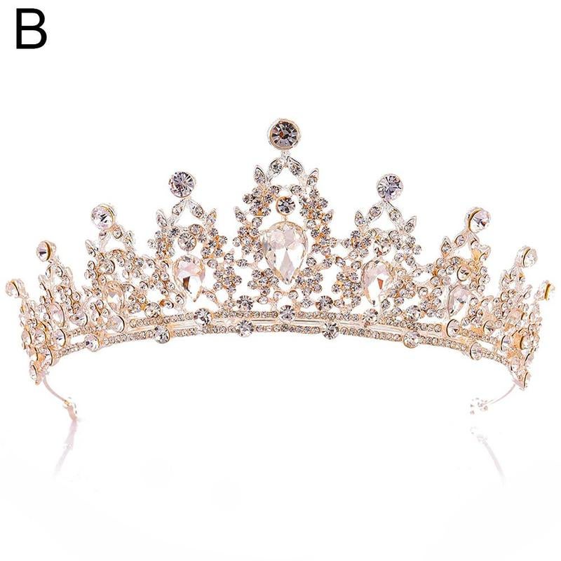 Crown-shaped alloy headband hair accessory